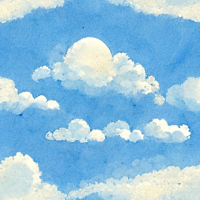 Midjpourney Seamless Pattern aus Wolken